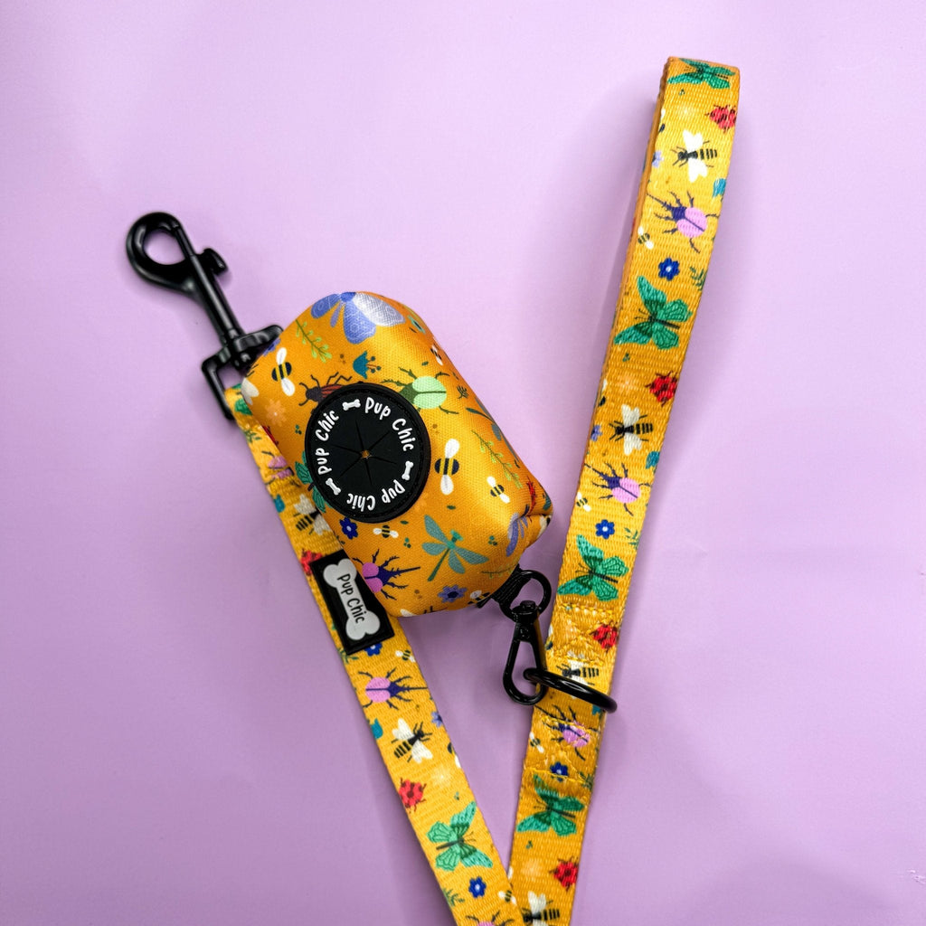 Summer Buzzin Poo Bag Holder in Mustard Yellow