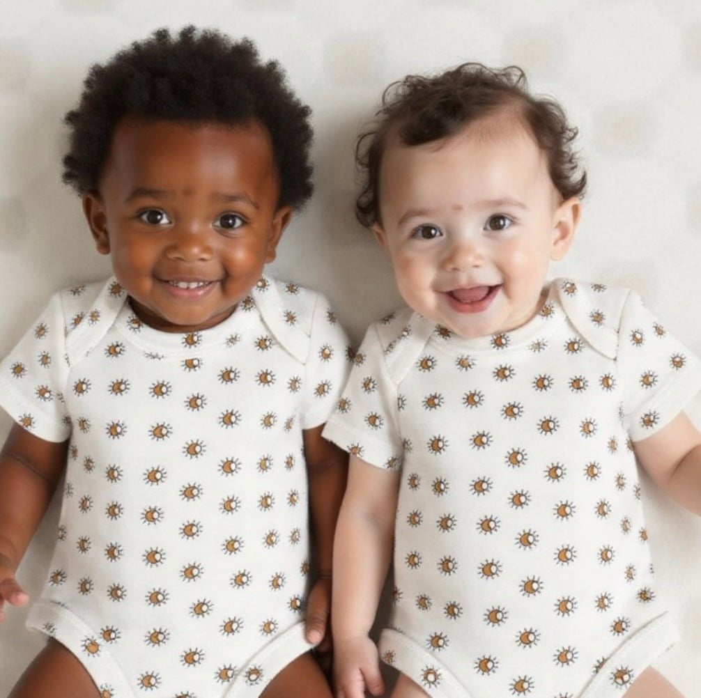 Organic Cotton Baby Onesie Sun