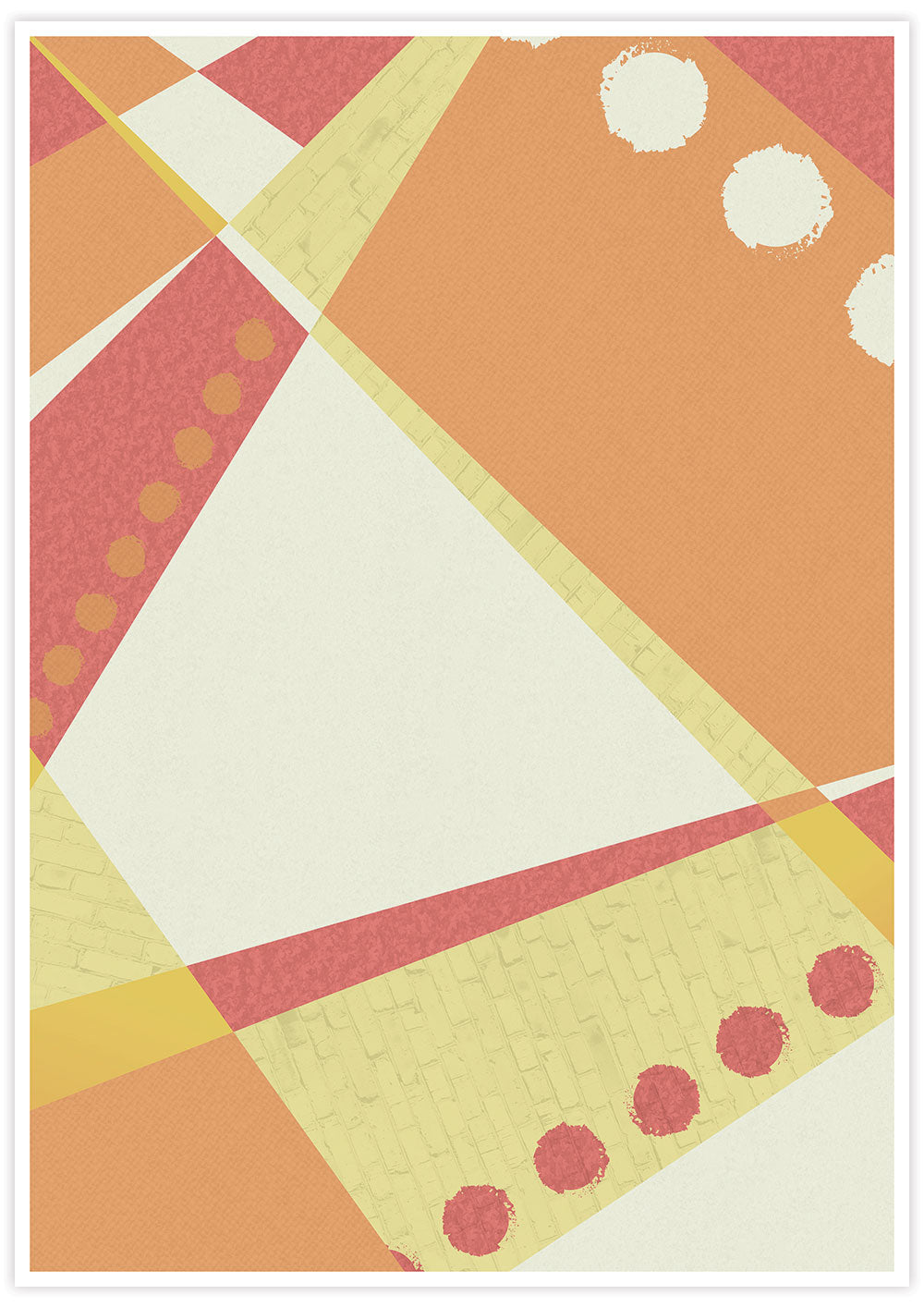 Sunset Pattern Geometric Print