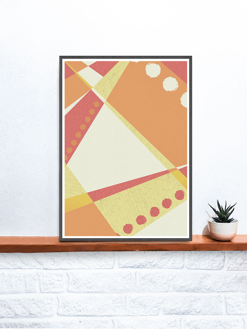 Sunset Pattern Geometric Print