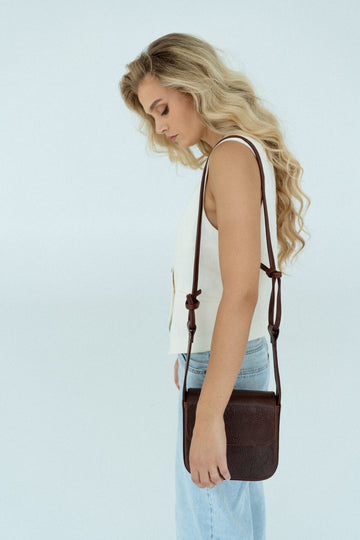 Crossbody Bag MUSA - Brown