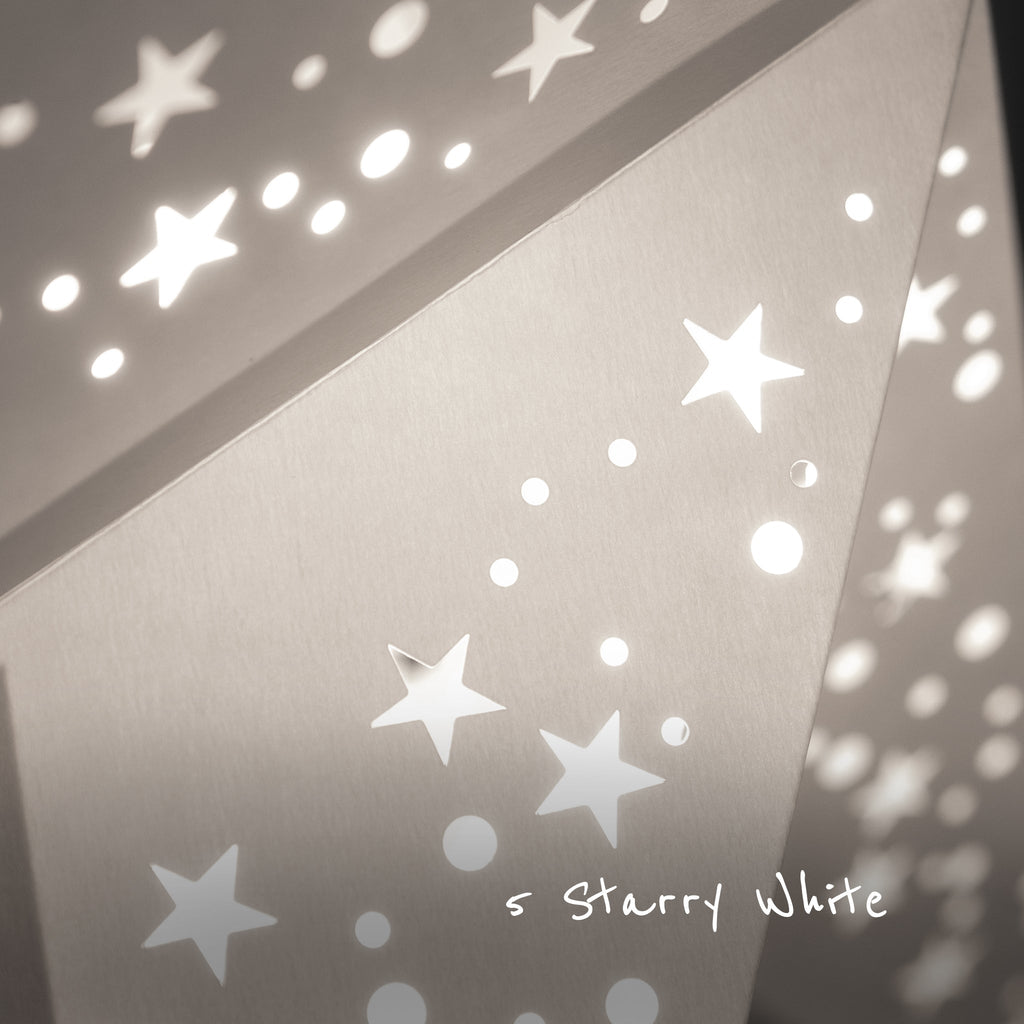 White Wedding Star Lanterns Pack of 10