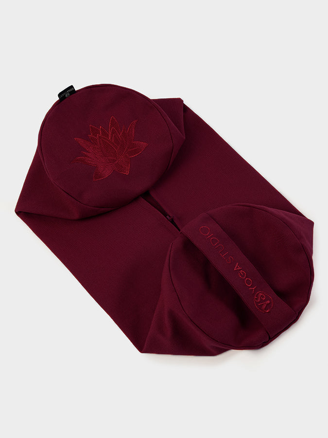 Yoga Studio Replacement Round Lotus Bolster Outer Cushion Cover