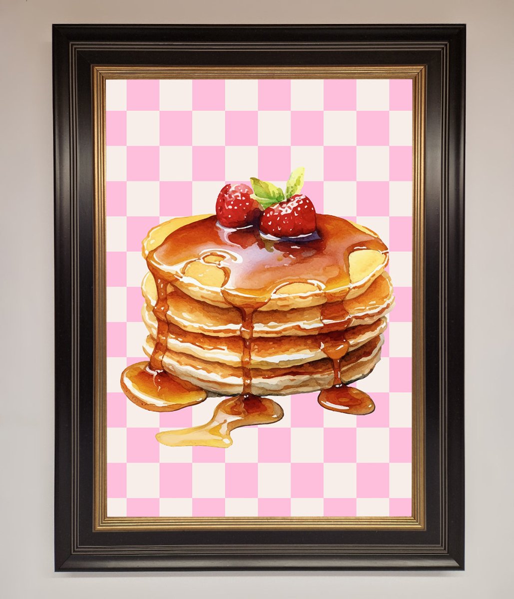 Syrup Pankcakes Framed Print
