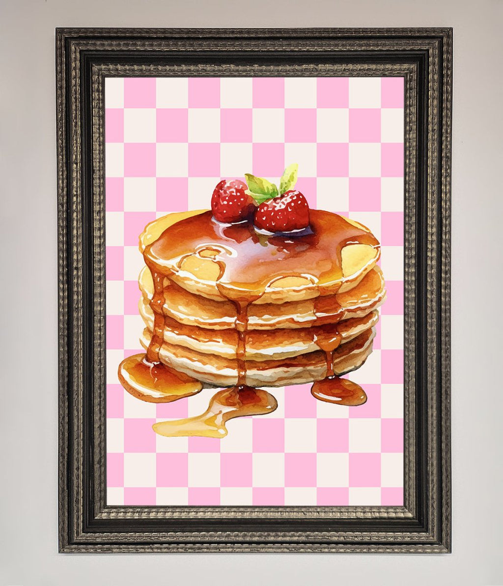 Syrup Pankcakes Framed Print
