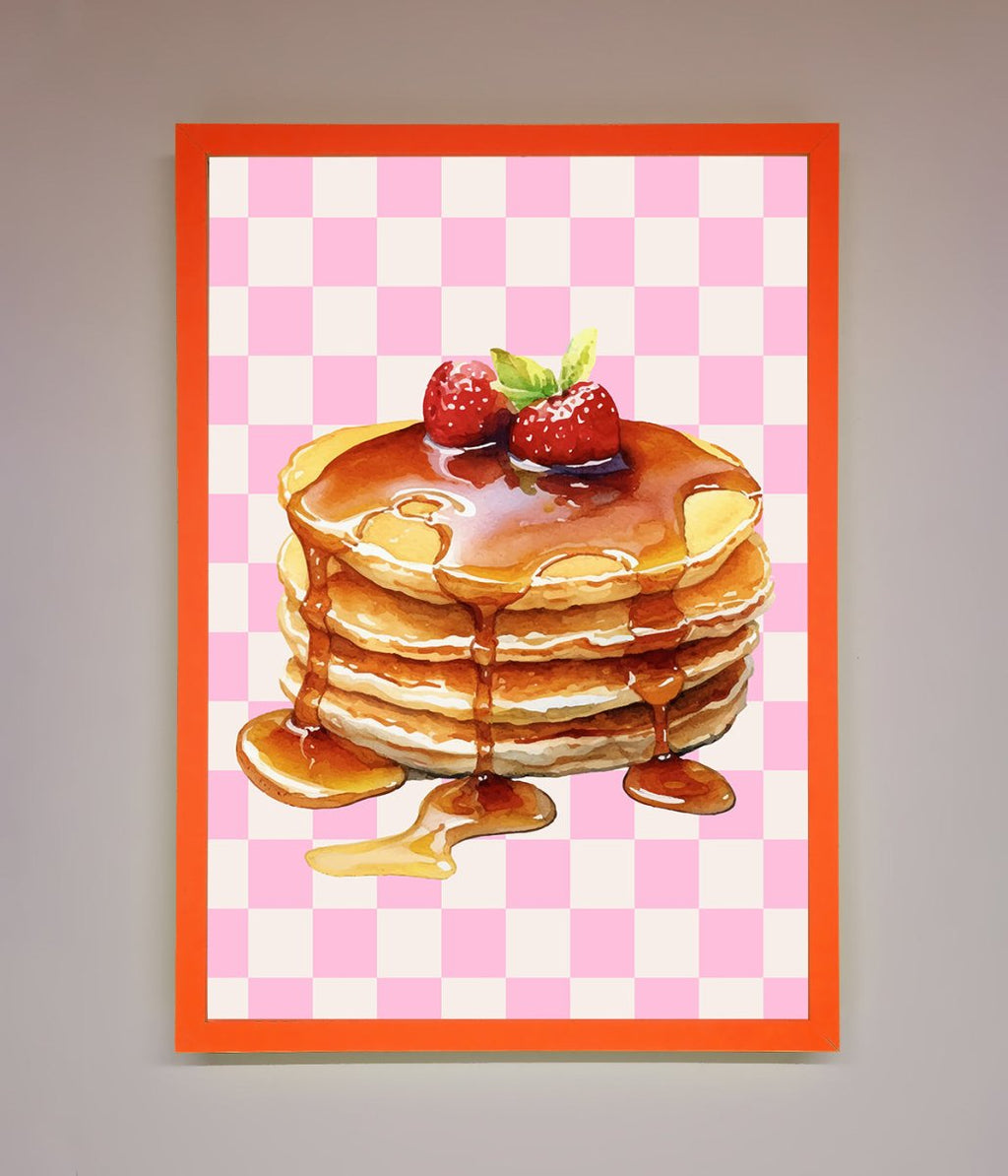 Syrup Pankcakes Framed Print