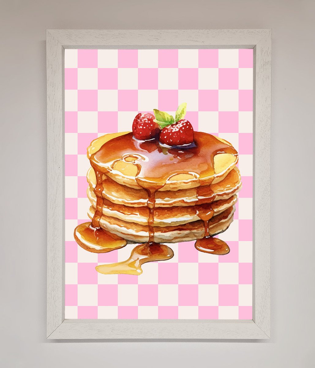 Syrup Pankcakes Framed Print