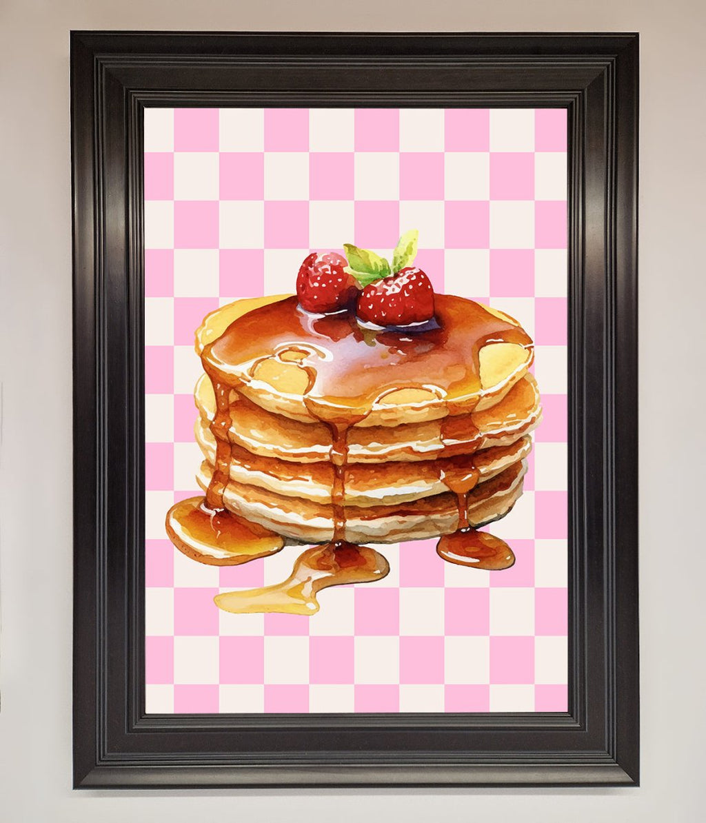 Syrup Pankcakes Framed Print