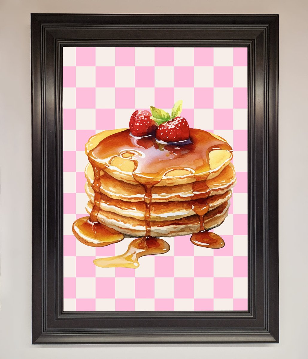 Syrup Pankcakes Framed Print
