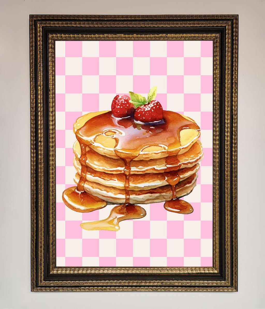 Syrup Pankcakes Framed Print