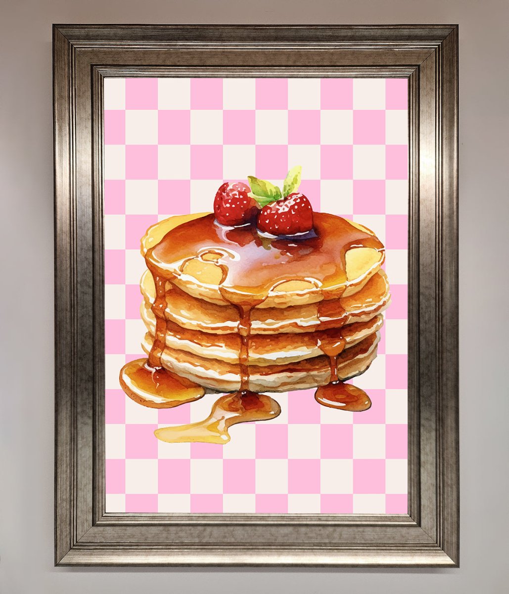 Syrup Pankcakes Framed Print