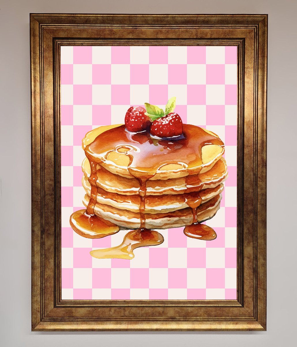 Syrup Pankcakes Framed Print