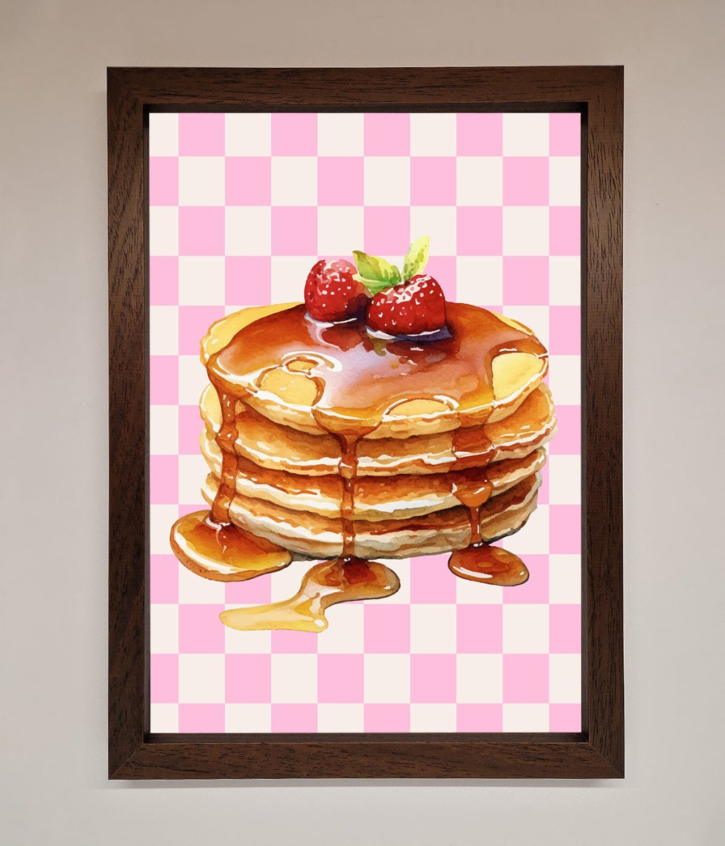 Syrup Pankcakes Framed Print