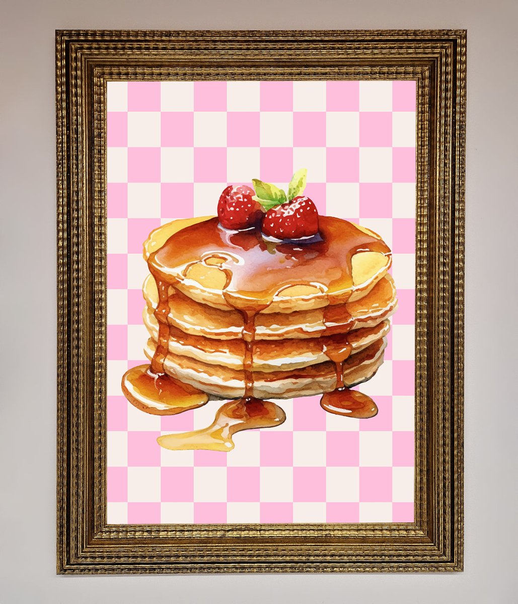 Syrup Pankcakes Framed Print