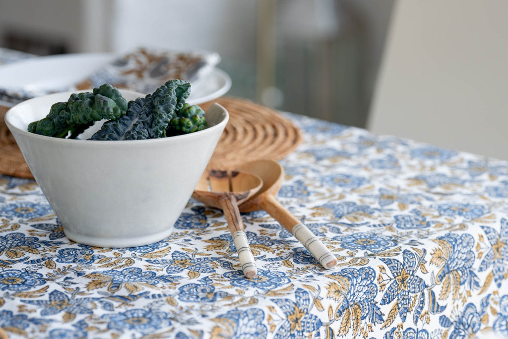 Tablecloth – Coromandel Nut Blue 170 x 270cm