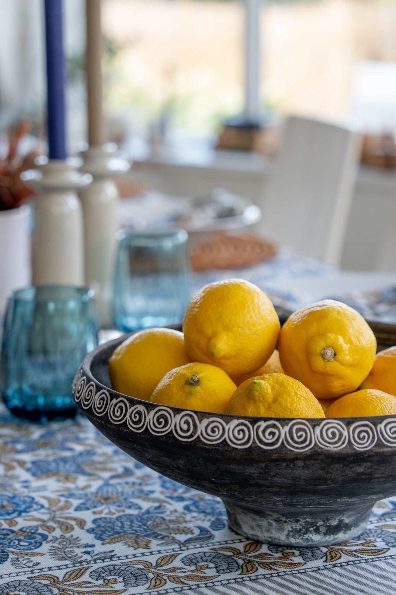 Tablecloth – Coromandel Nut Blue 170 x 270cm