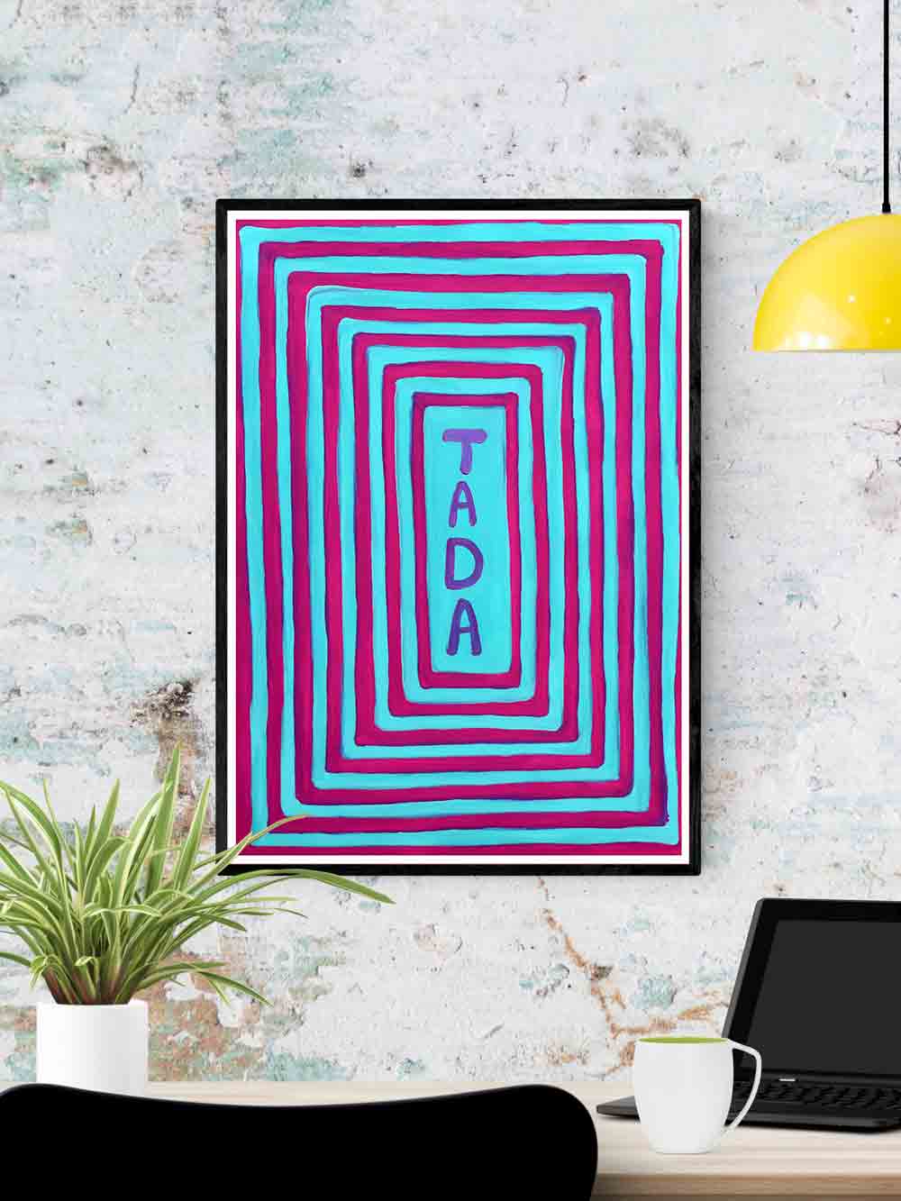 Tada! Unusual Artwork Quirky Print