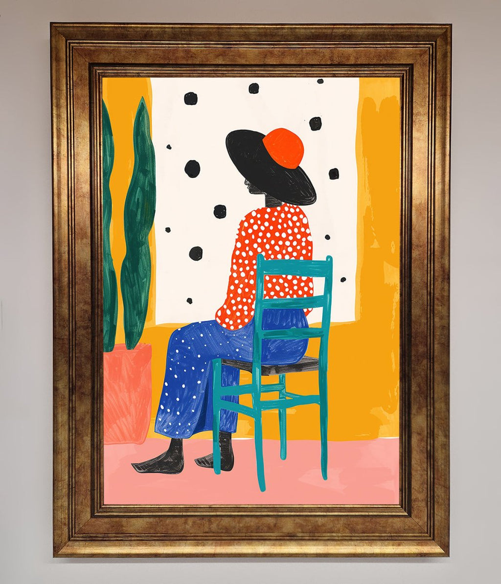 Take A Seat Framed Poster