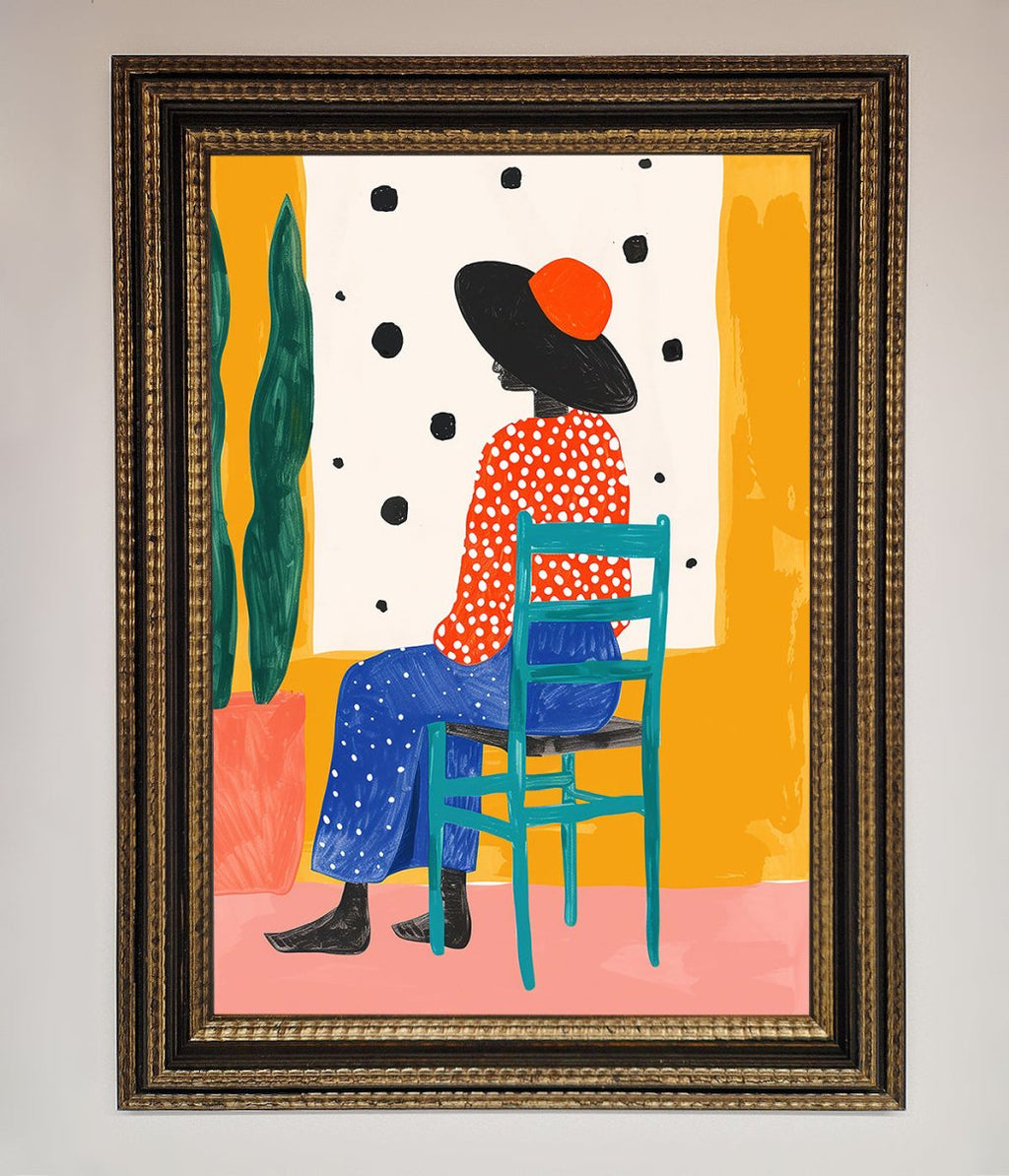 Take A Seat Framed Poster