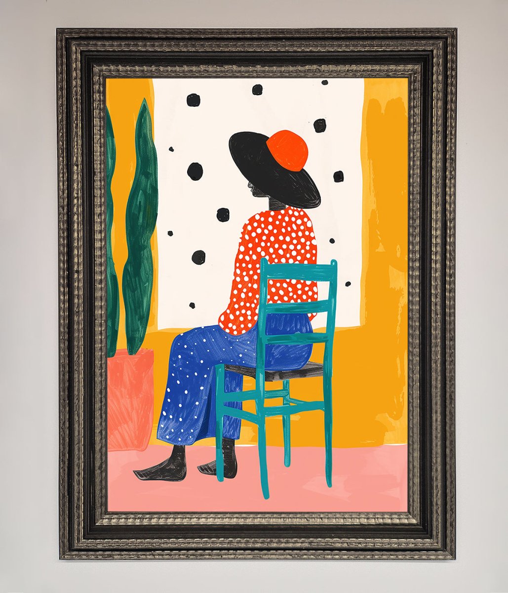 Take A Seat Framed Poster