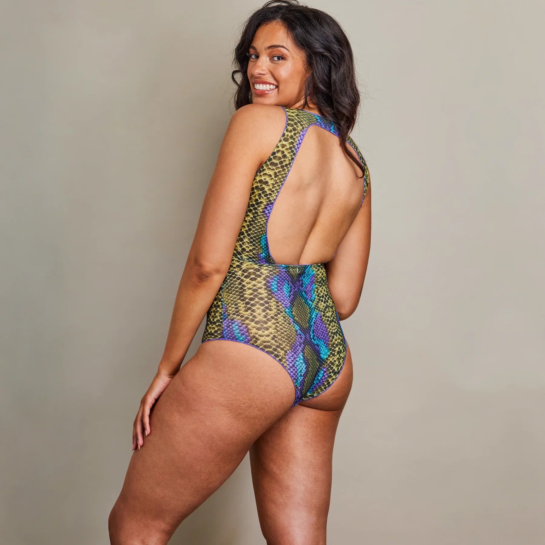 Experience Sun-Kissed Bliss with The Paula One-Piece - Tan-Through, Elegant Swimwear with UV Protection by SWIMSARA at www.brixbailey.com