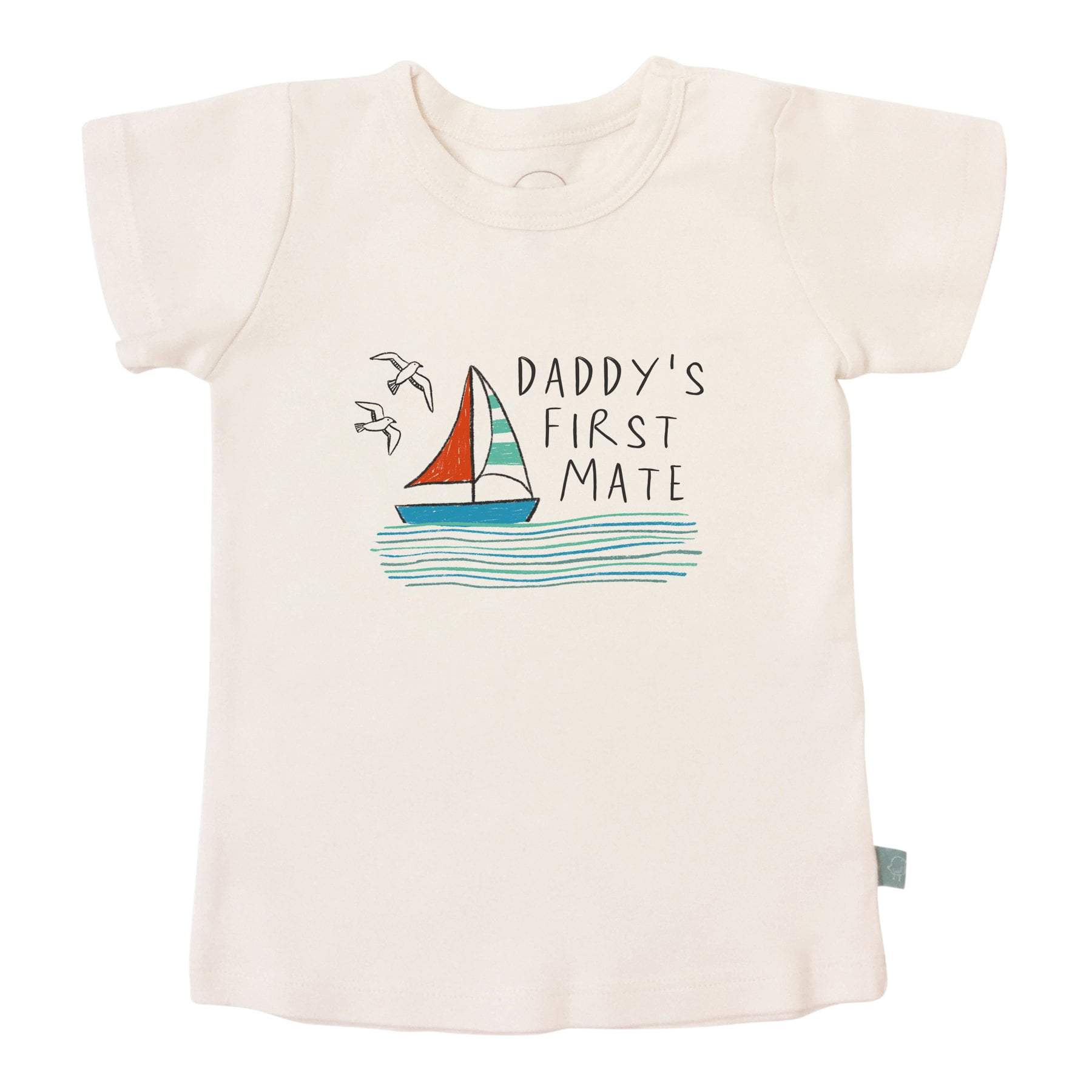 Daddy's First Mate Graphic Tee for Toddlers