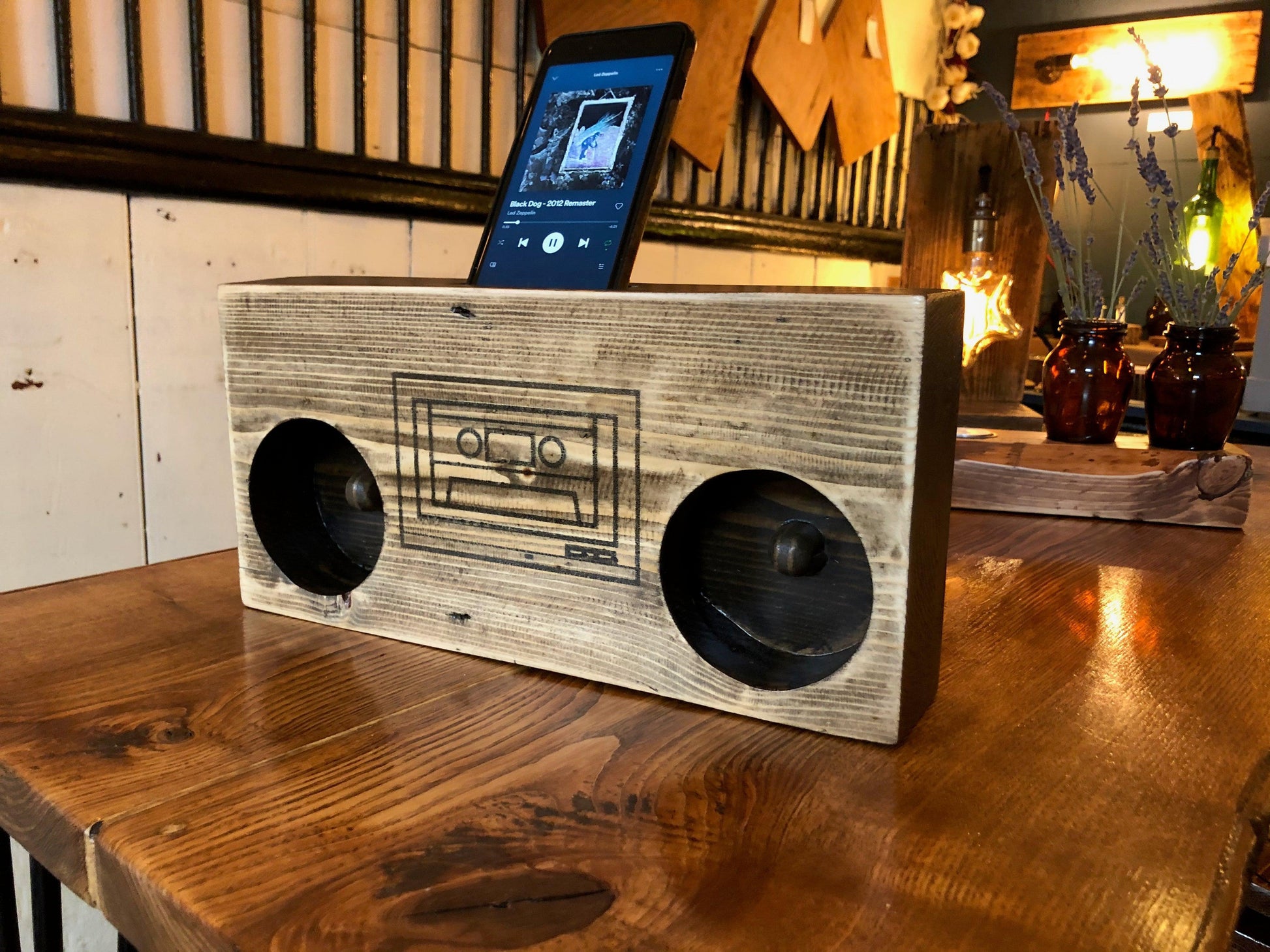 The 'Boombox' Acoustic Wooden Speaker