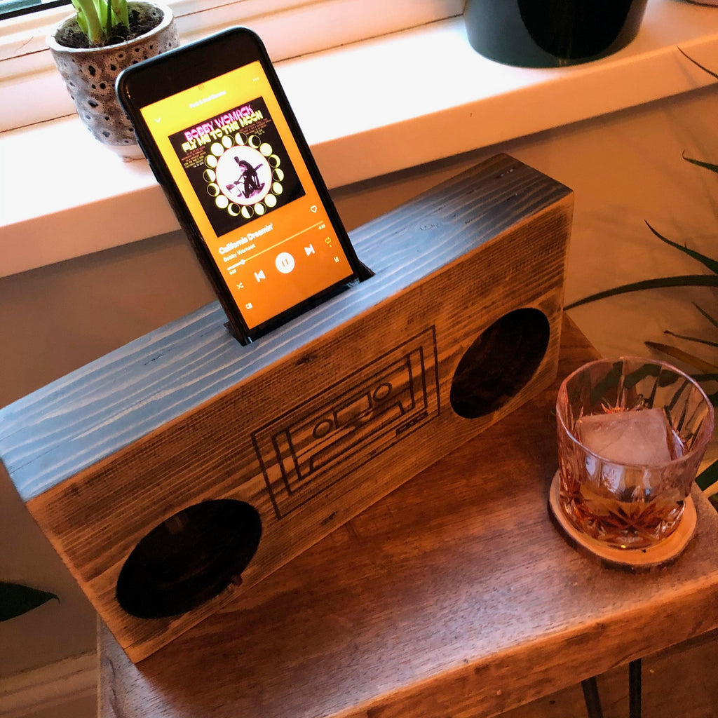 The 'Boombox' Acoustic Wooden Speaker