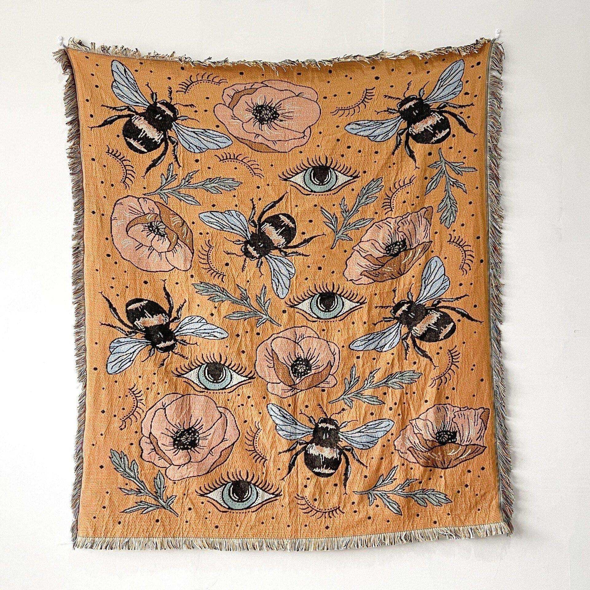 The Bumble Bee Tapestry / Throw