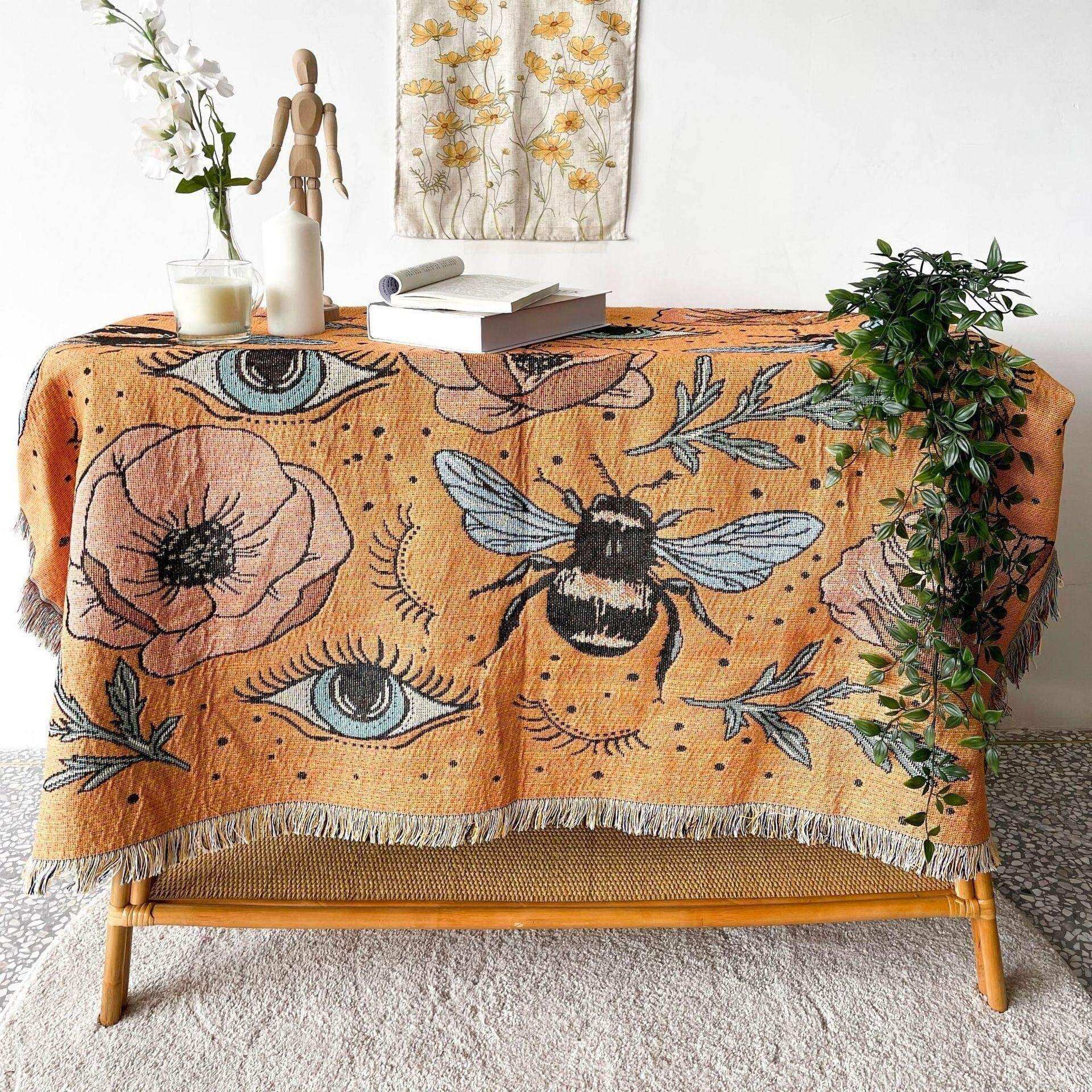 The Bumble Bee Tapestry / Throw