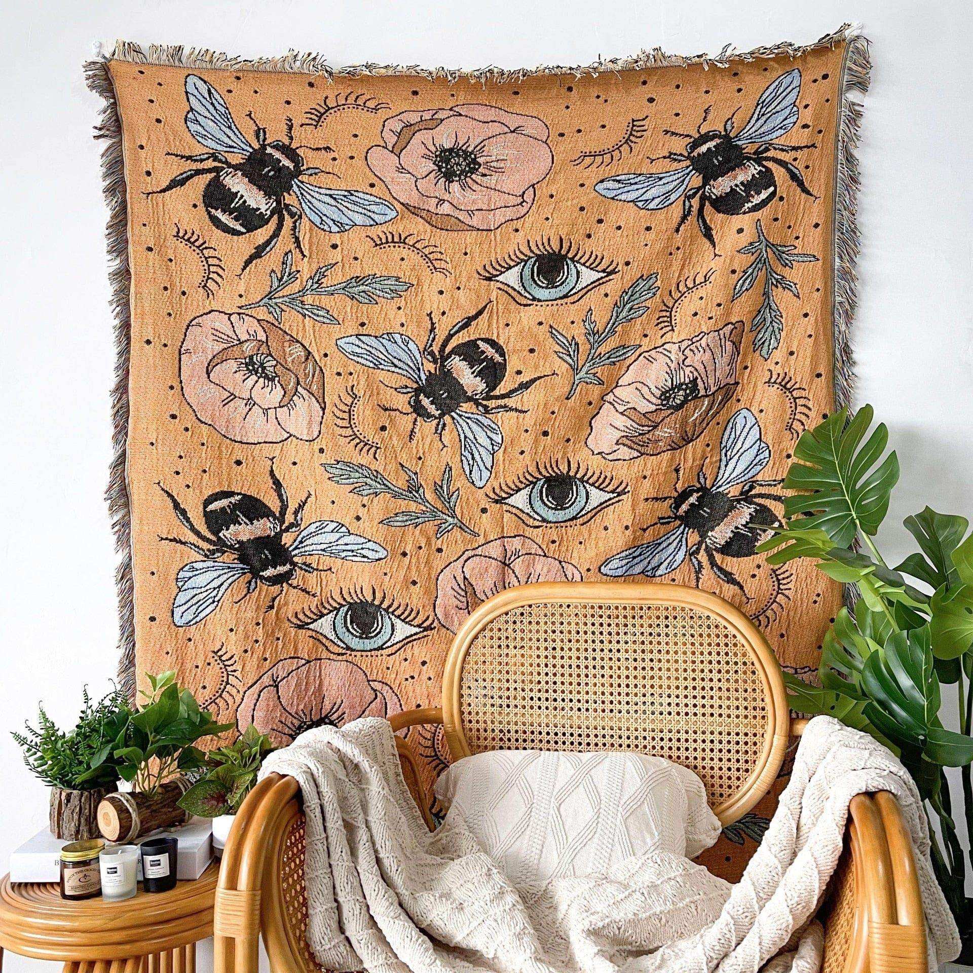 The Bumble Bee Tapestry / Throw