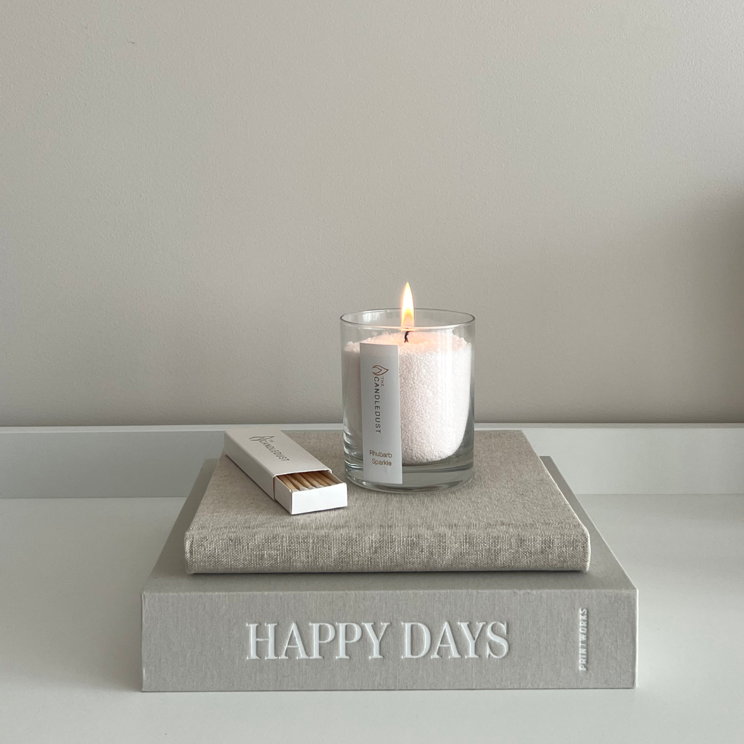 Elegant Scented Candle – Mystical Spices & Rose Gold Lid by Candledust at www.brixbailey.com