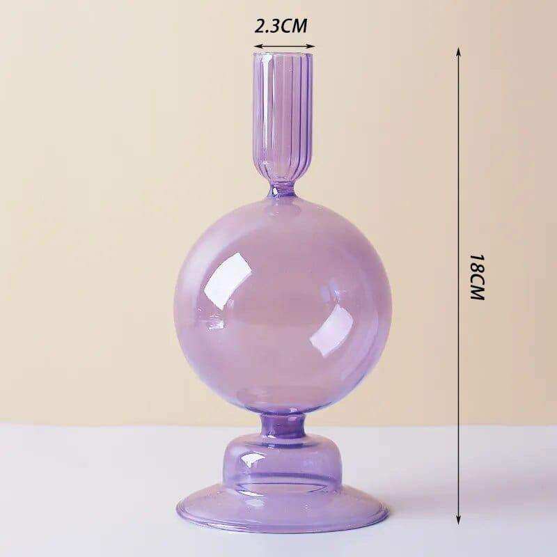 The Glass Candle Holder