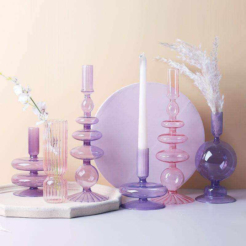 The Glass Candle Holder