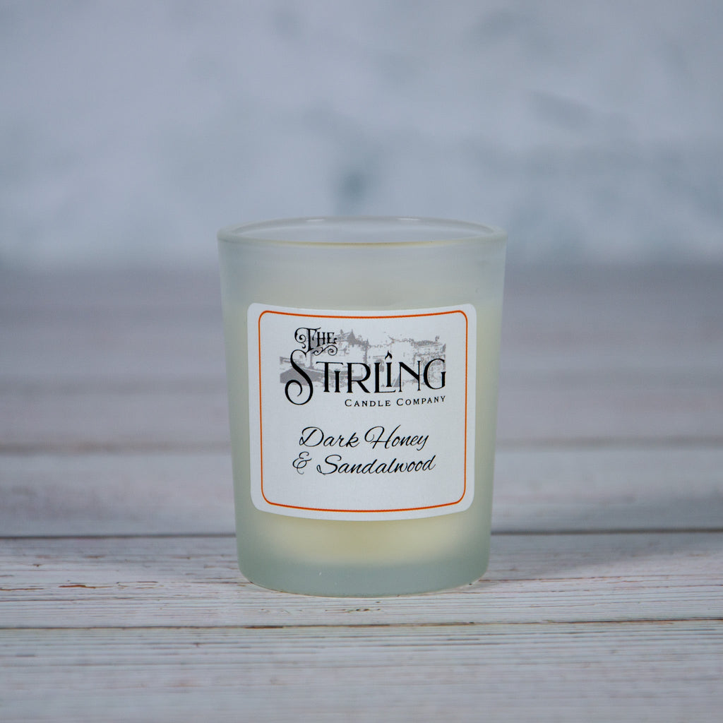 Dark Honey & Sandalwood - Small Candle