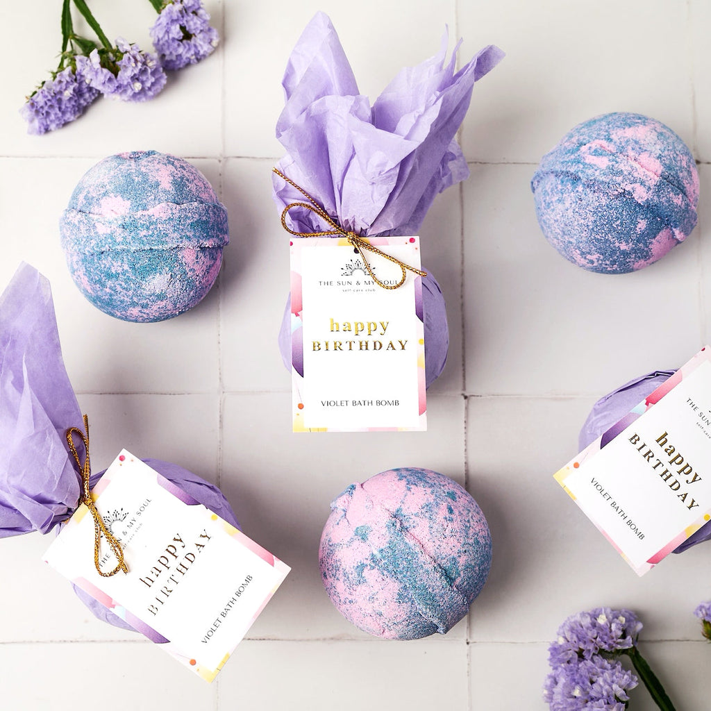 Yorkshire Violet Birthday Bath Bomb