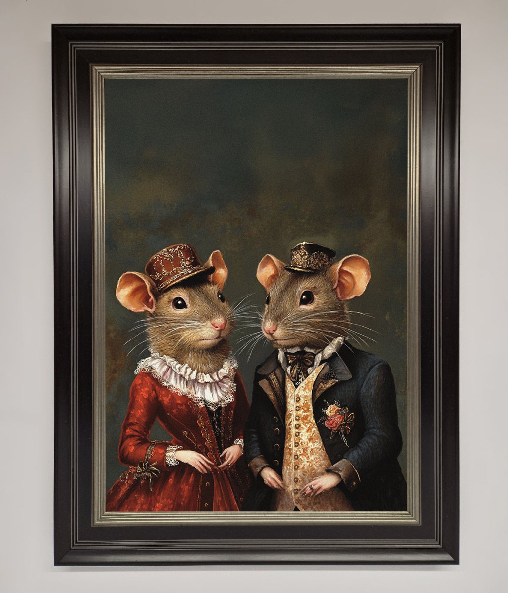 The Victorian Mice Framed Poster