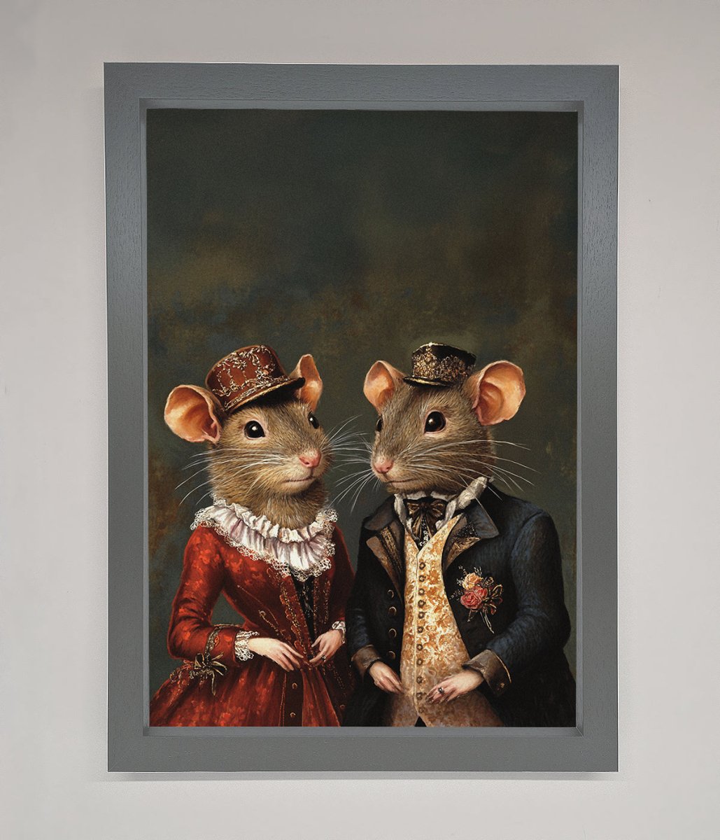 The Victorian Mice Framed Poster