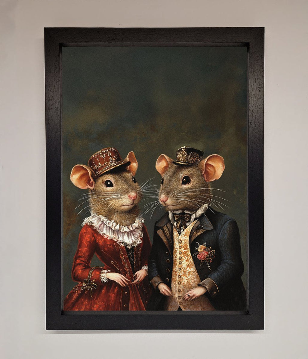 The Victorian Mice Framed Poster