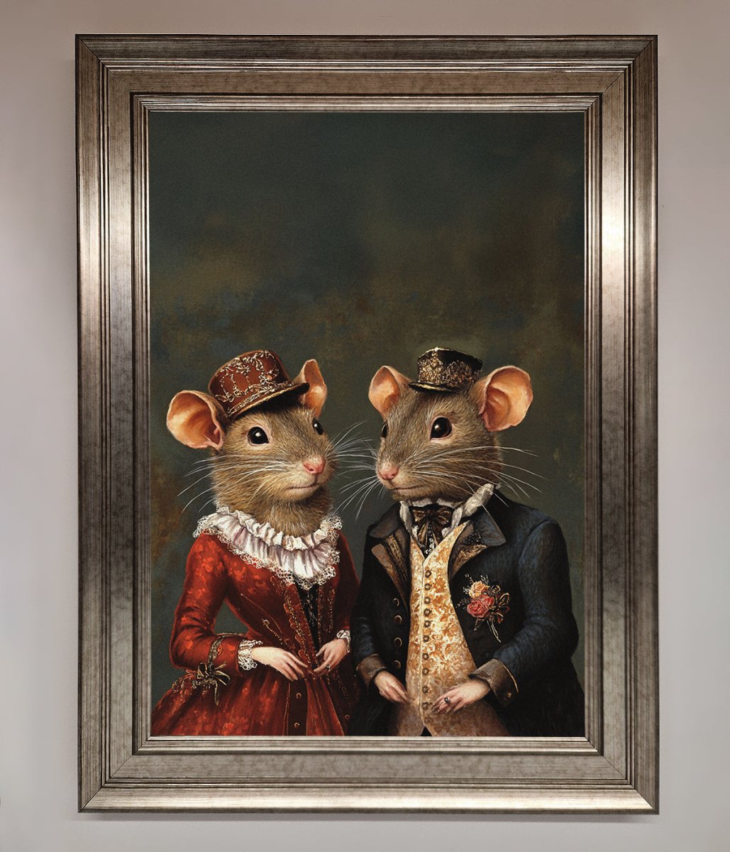 The Victorian Mice Framed Poster