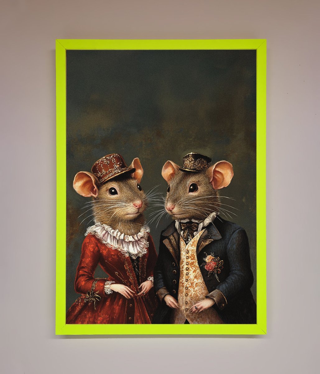 The Victorian Mice Framed Poster