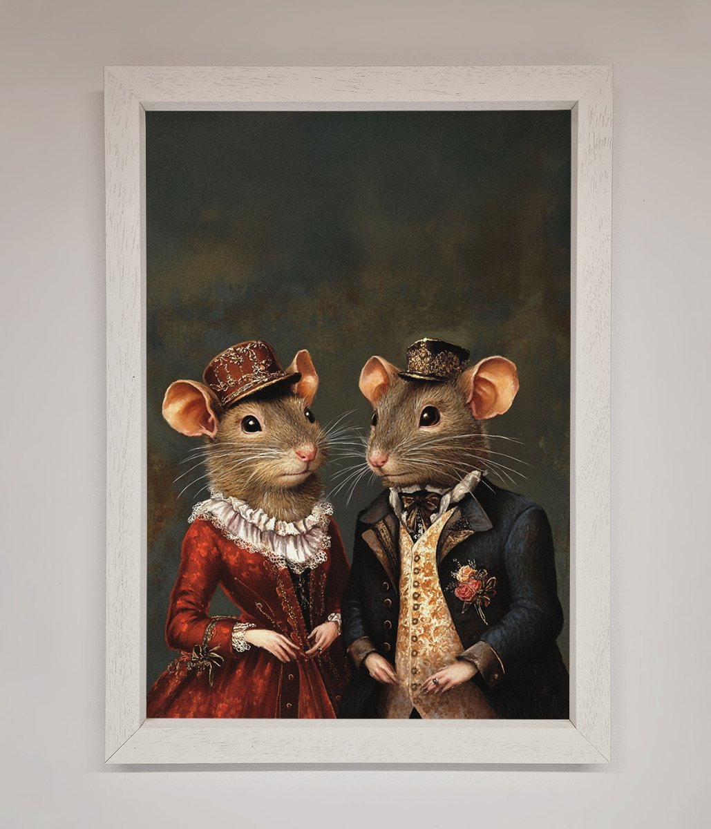 The Victorian Mice Framed Poster