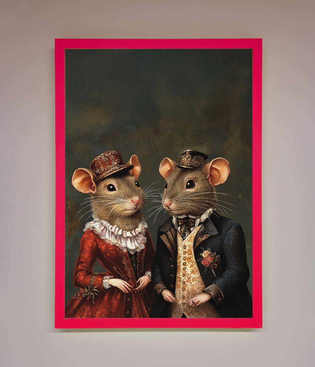 The Victorian Mice Framed Poster