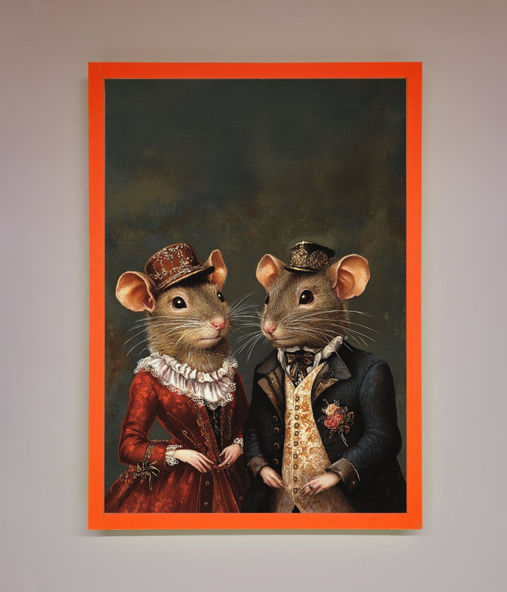 The Victorian Mice Framed Poster