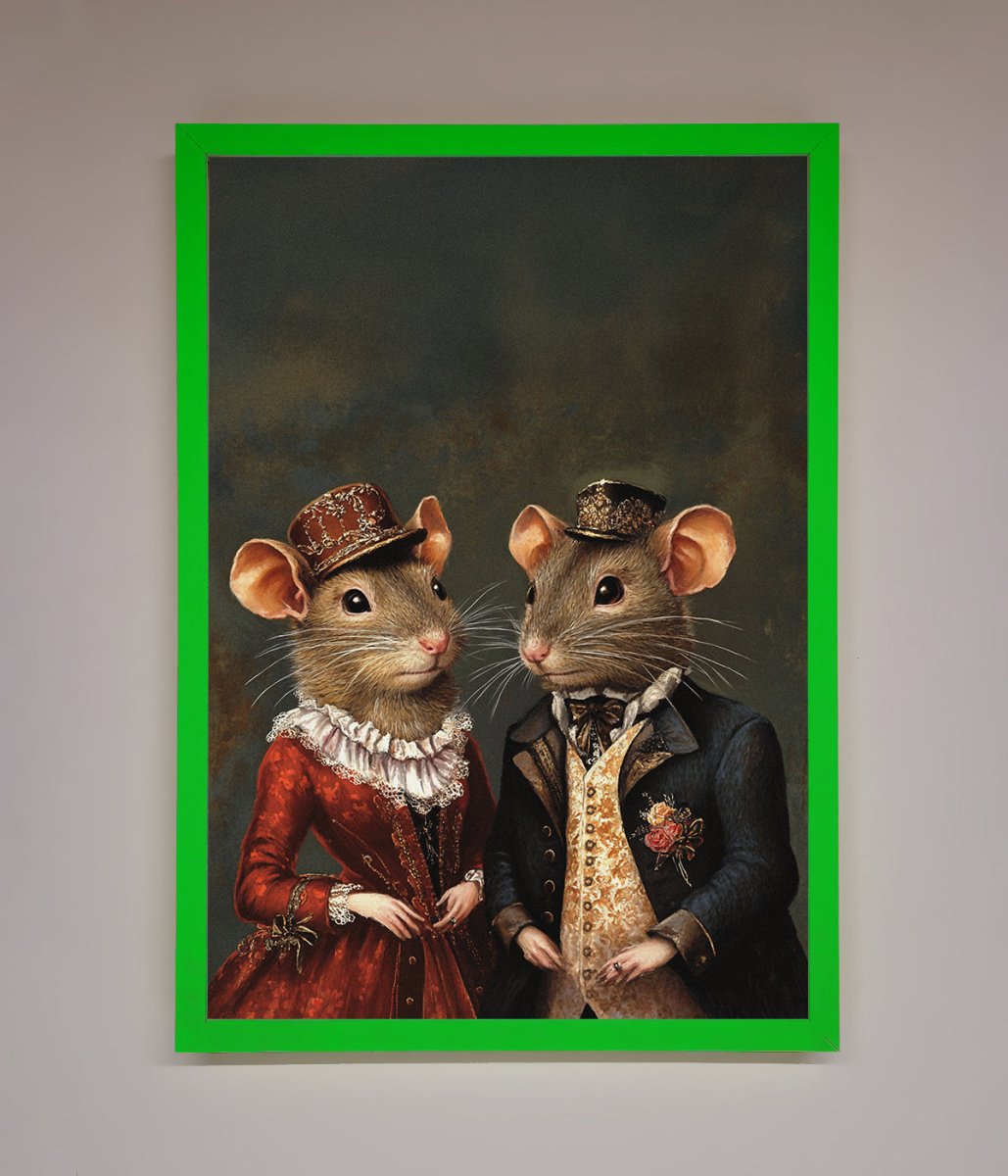 The Victorian Mice Framed Poster