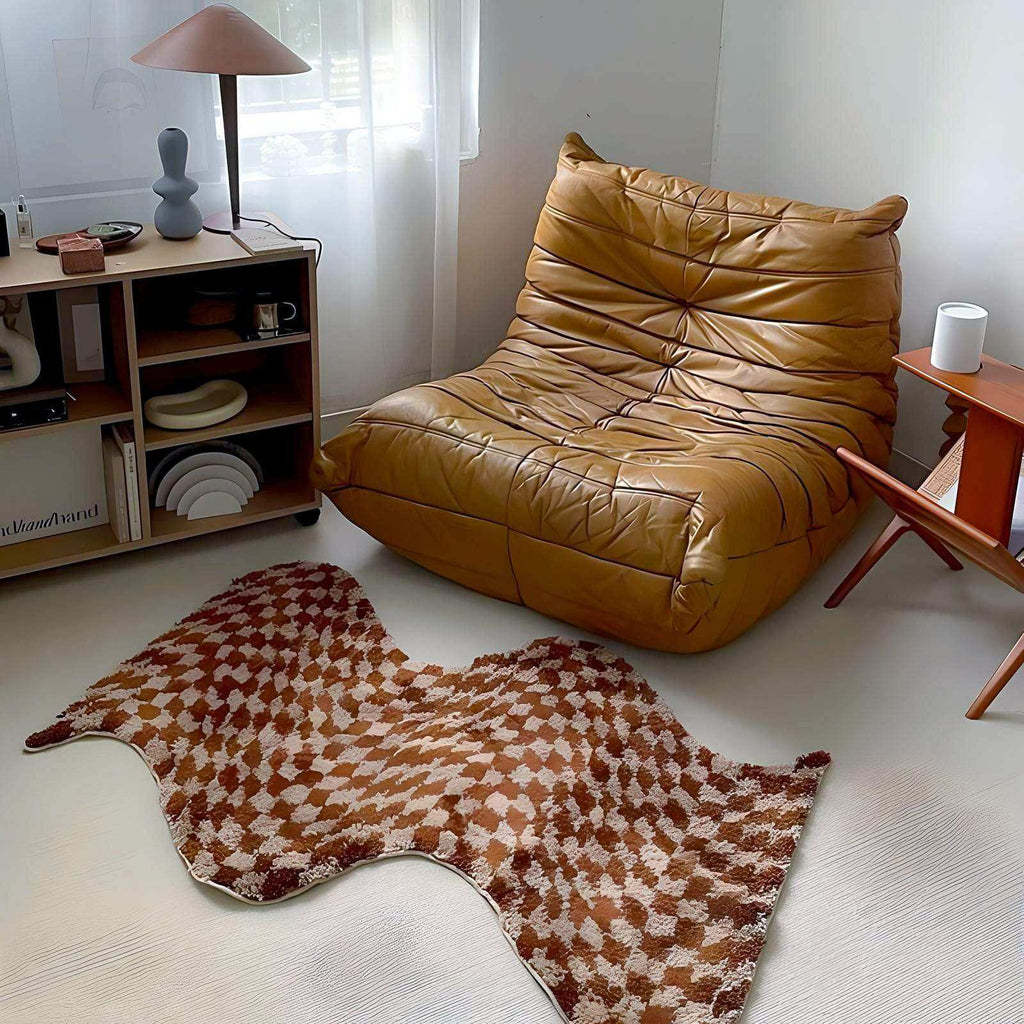 The Wavy Checkerboard Rug