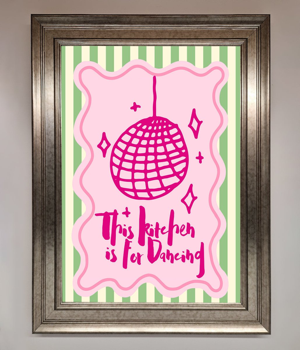This Kitchen Is For Dancing Framed Wall Art