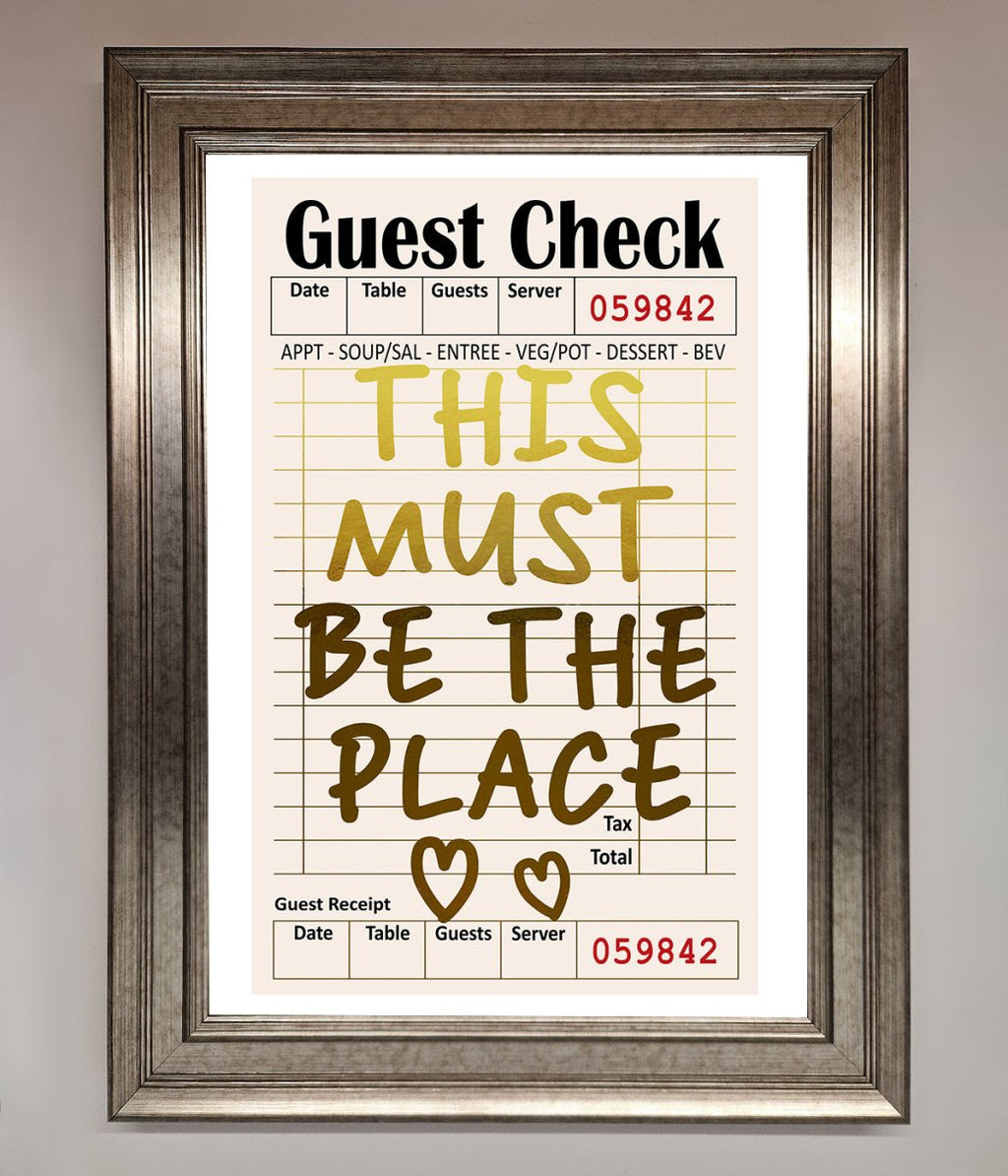 This Must Be The Place Foil Print