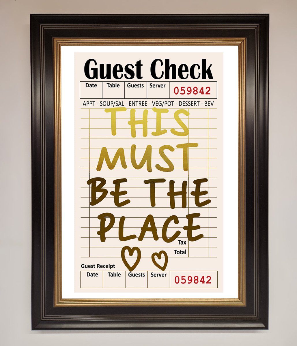 This Must Be The Place Foil Print