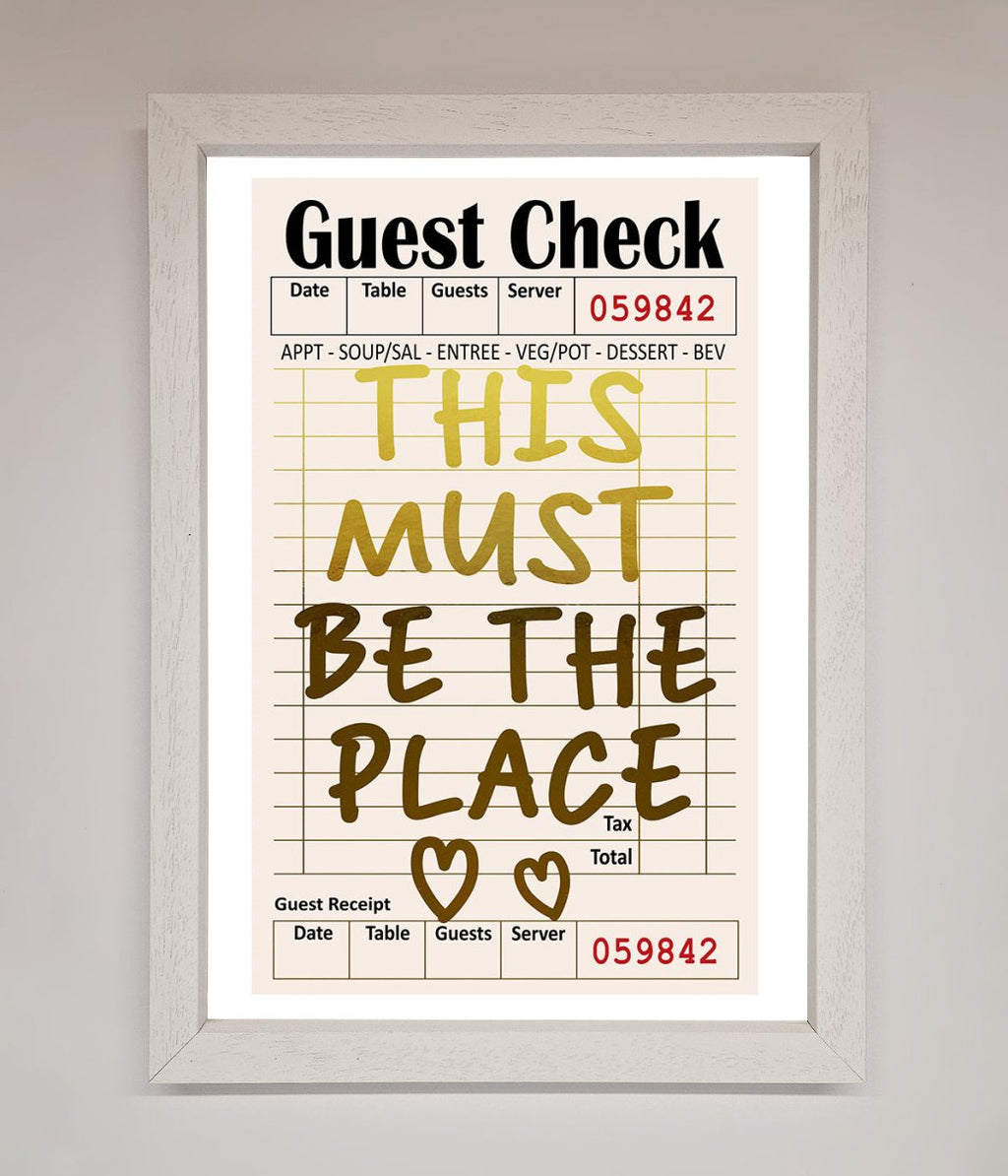 This Must Be The Place Foil Print